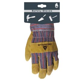 GUANTI DOCKER in CROSTA di BOVINO DC103 TAGLIA 10 in blister