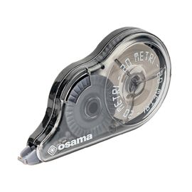 Correttore a nastro 20 Metri 5mmx20mt involucro nero Osama