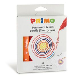 PENNARELLI PER TESSUTO ASTUCCIO 8 COLORI