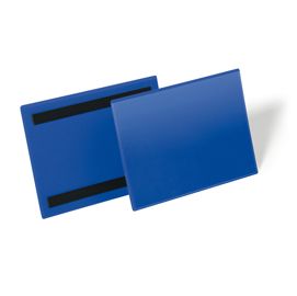50 buste identificazione magnetiche 210x148mm (A5-ORIZ. art.1743 Blu DURABLE