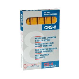 5 caricatori da 210 punti CRS-8 mm giallo (fino a 40 fogli Turikan