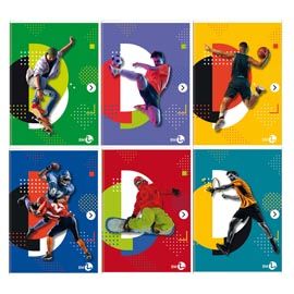 Maxiquaderno A4 40fg+2 80gr 4mm Sport BM