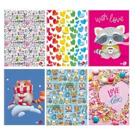 Maxiquaderno A4 40fg+2 80gr rigo di 3a Bambina BM