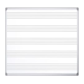 Lavagna magnetica con pentagramma 120x120cm Maya Musica Bi-Office