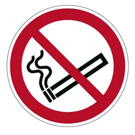 Pittogramma adesivo da terra ''Vietato Fumare'' D 43cm 1728 Durable