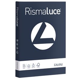 Carta RISMALUCE 200gr A4 125fg blu cobalto 66 Favini