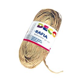 Confezione 50gr Rafia colore naturale DECO