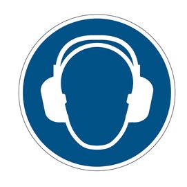 Pittogramma adesivo da terra ''DPI Cuffie'' D 43cm 1729 Durable