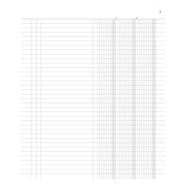 Registro inventari a 3 colonne 96pag.num.31x24,5cm DU135100000 DU