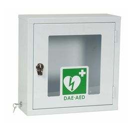 Visio teca per defibrillatore semiautomatico colore bianco