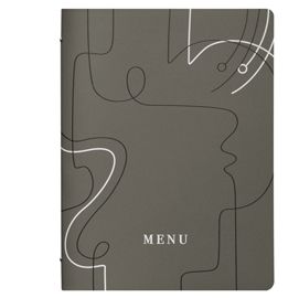 PortamenU' F.to A4 24,6x31,6cm Linea Linee - grigio