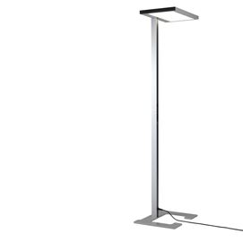 Lampada in metallo LUCTRA VITAWORK HCL da terra 12.000lm argento