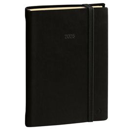 Agenda settimanale Ministro Prestige 16x24cm Silk nero 2026 Quo Vadis