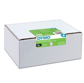 Value pack 6 rotoli etichette Spediz/Badge 54x101mm bianco (220etic/rt Dymo LW