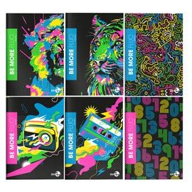 Maxiquaderno A4 36fg+2 100gr 5mm Be More FLUO BM