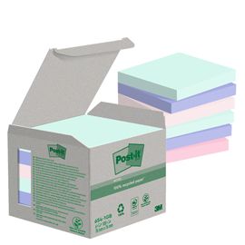 Cf. 6pz blocco 100fg. Post-it® Notes Green 76x76mm 654-1GB NATURAL