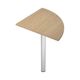 ANGOLARE 90 rovere + GAMBA SUPPORTO x SCRIVANIE AgorA' Basic