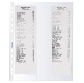 10 Buste forate per 4 scontrini fiscali 25,2X30,7 Favorit