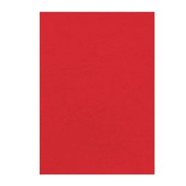 100 Copertine A4 cartoncino groffrato semilpelle 250g rosso Fellowes