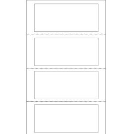 Scatola 400 etichette adesive in modulo 140x60mm TT951-2 per passaggi proprietA'