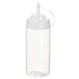 Squeeze bottle trasparente per salse 500ml Leone