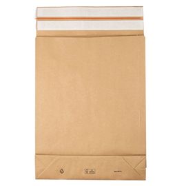 200 Sacchetti a fondo quadro E-Green carta kraft avana C3 35x45x8+10cm