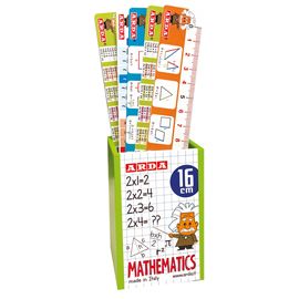Barattolo 24 righelli cm.16 MATHEMATICS 28917MBAR Arda