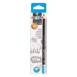 Scatola 12 pz CARIOCA Black Lead Pencil H