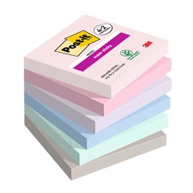 Valuepack 4+2 Post-it® Super Sticky Soulful, 76x76 mm, 90 foglietti/blocchetto
