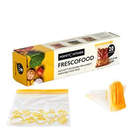 Conf.20 buste per alimenti Small 21xh.21,5cm FrescoFood Perfetto