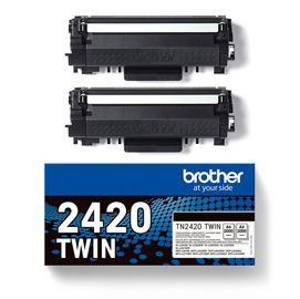 Bundle di 2 toner nero TN-2420 da 3.000 pagine