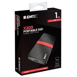 Emtec Hard Disk SSD esterno da 1 terabyte (3.1