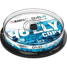 DVD+R EMTEC4,7GB 16X SPINDLE (kit 10pz