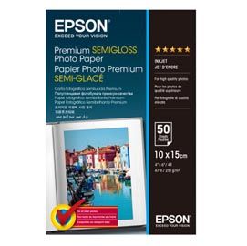 CARTA FOTOGRAFICA SEMILUCIDA PREMIUM 50fg 251gr 10x15cm (4x6'' EPSON