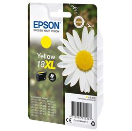 CARTUCCIA GIALLO EPSON CLARIA HOME SERIE 18XL/MARGHERITA IN CONFEZIONE BLISTER R