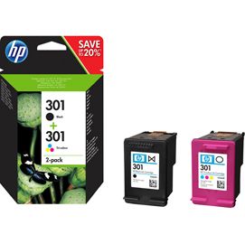 HP 301 INK CARTRIDGE COMBO 2-Pack (NERO+COLORE