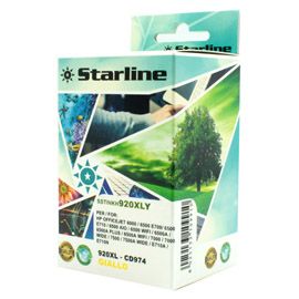 CARTUCCIA INK GIALLO PER PRINT C/HP N. 920 E 920XL CON CHIP