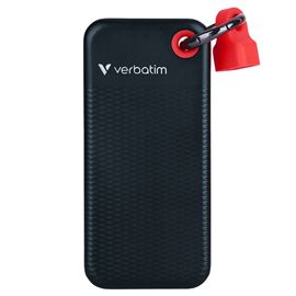 Verbatim Pocket SSD USB 3.2 Gen 2 1TB Nero/Rosso