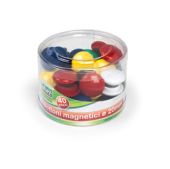 BARATTOLO 40 MAGNETI TONDI D 20MM COLORI ASS. ART.2140