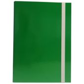 CARTELLA PROGETTO DORSO 3CM C/ELASTICO VERDE STARLINE